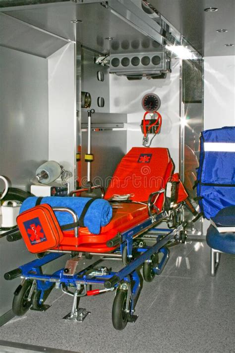 Ambulance Bed Stock Image Image Of Paramedic Patient 170327079