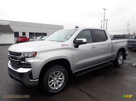 2020 Chevrolet Silverado 1500 Lt Z71 Crew Cab 4x4 In Silver Ice