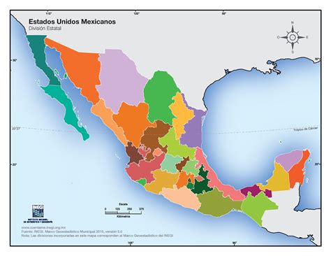 Juegos de Geografía Juego de Estados de la República Mexicana en el
