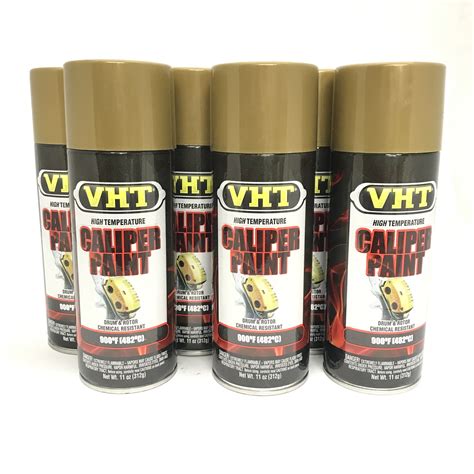 Vht Sp736 6 Pack Gold Brake Caliper Paint Drums Rotors Paint High