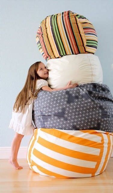 Make Your Own Beanbags Great Use For That Old Comforter Diy Bean Bag
