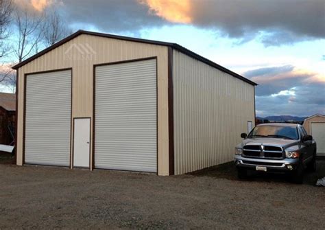 30x40x15 Steel Garage Garage Buildings Immediate Pricing Available