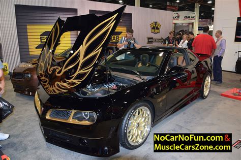 Customized Modern Pontiac Trans Am At Sema 2016 Front Three Quarters