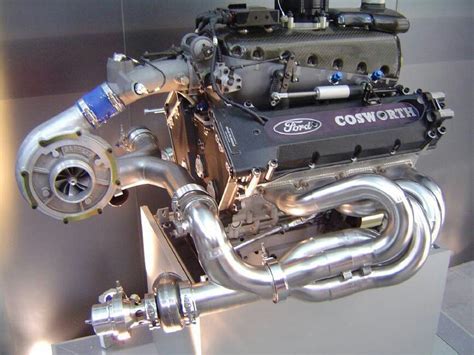 Ford Cosworth Dual Overhead Came Turbo Charged Small Block Motor