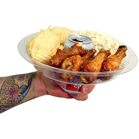 The Go Plate Reusable Food And Beverage Holder 21 Plates Pricepulse