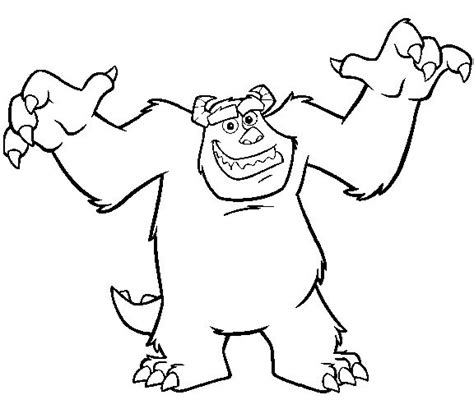 Sully monsters inc coloring pages kaigobank. Monsters Inc Characters Coloring Pages | Monsters-Inc ...