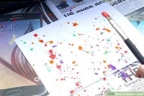 How To Splatter Paint 11 Steps With Pictures Wikihow