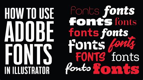 How To Use Adobe Fonts In Adobe Illustrator Cc Youtube
