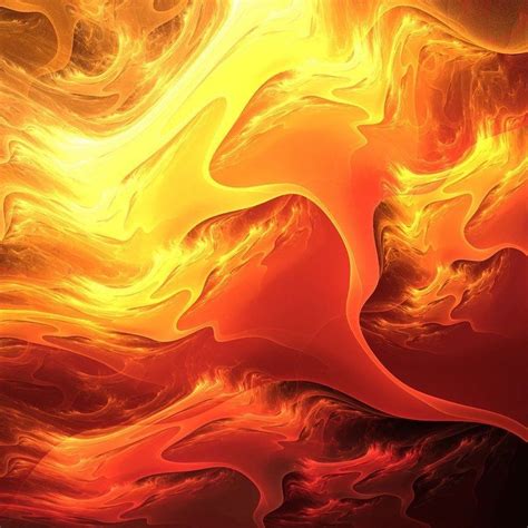 20 Fire Art Ipad Wallpapers Abstract Bright Paintings Fire Art