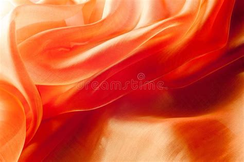 Texture Background Pattern Orange Silk Fabric For Drapery Abs Stock