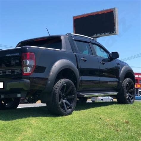Pocket Style Textured Flares For Ford Ranger Px3 2018 2019
