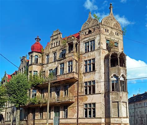 Abandoned Prussian Building In Sovetsk Formerly Known As Tilsit