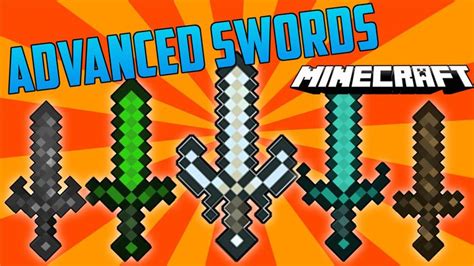 Advanced Swords Mod Wooden Sword Enchanted Book Minecraft