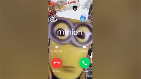 Minion Is Calling Funny Cool Johnpork Youtube