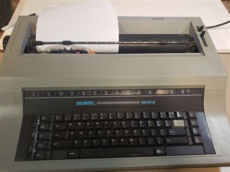 Swintec 8014 S Office Electronic Typewriter Tested And Works Ebay