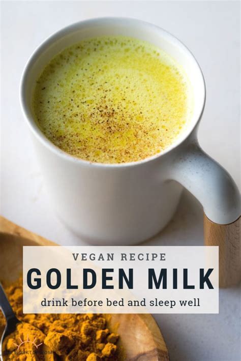 Golden Milk Recipe With Coconut Milk Vegan The Worktop