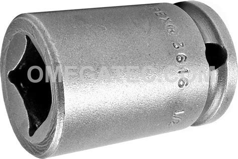 3616 Apex 1/2'' Single Square Nut Standard Impact Socket ...