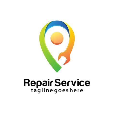 Premium Vector Repair Service Logo Design Template