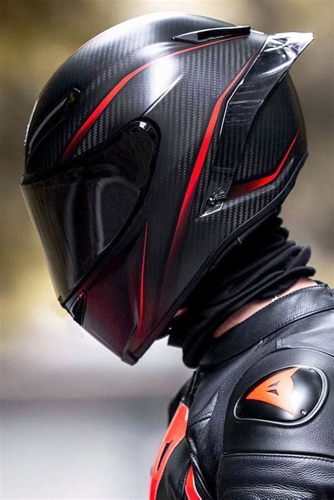 Agv Pista Gp R Cool Carbon Fiber Motorcycle Helmet With Red Graphic Carbon Fiber Motorcycle