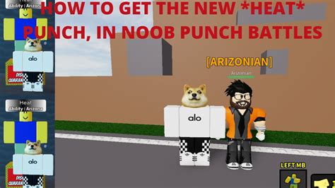 New Heat Showcase Noob Punch Battles Youtube
