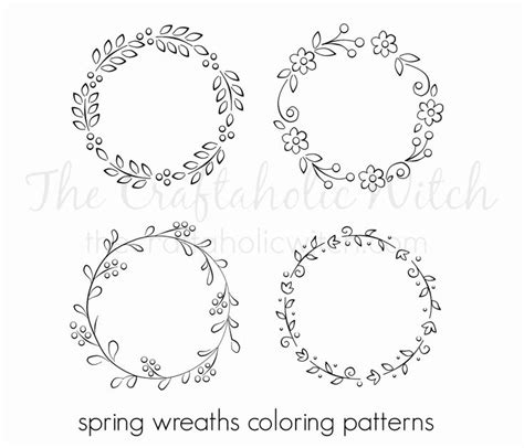 Lees hier meer informatie hierover. Flower Wreath Coloring Page Awesome Spring Wreath Coloring ...
