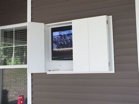 Outdoor Tv Wall Mount Cabinet A Must Have For Any Outdoor