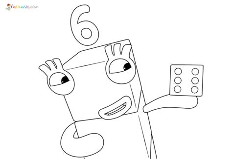 Numberblocks Coloring Pages All Main Characters Free Printable