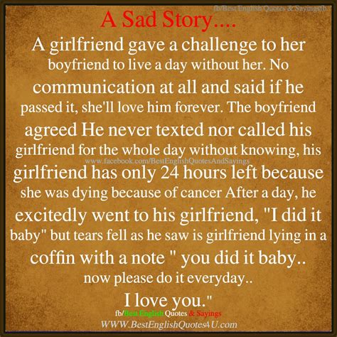 A Sad Story Best English Quotes And Sayings