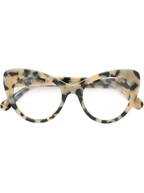 Stella Mccartney Eyewear Havana Cat Eye Glasses Fashion Eye Glasses Funky Glasses Glasses