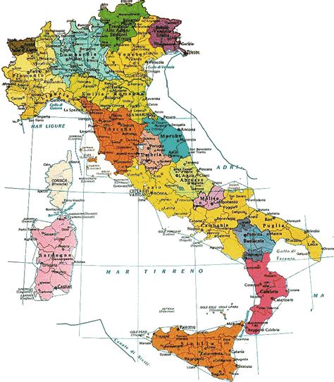 Italy Map Provinces