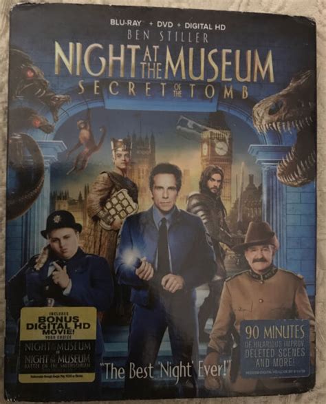Night At The Museum Secret Of The Tomb Blu Ray DVD 2015 2 Disc Set