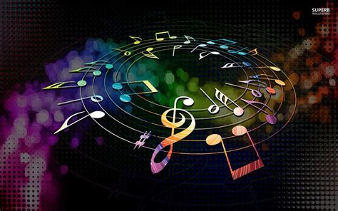 Colorful Musical Notes Wallpaper Imágenes De Musica Notas Musicales