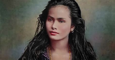 Colors For A Bygone Era A Vintage Portrait Of A Filipina Mestiza Taken