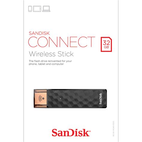 Sandisk 32gb Connect Wireless Stick Sdws4 032g A46 Bandh Photo