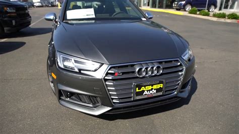 2017 audi a8 l 4.0t sport quattro, remainder of factory warranty, all wheel drive, recent oil change, passed dealer inspection, vehicle detailed, dealer serviced, service records. 2018 Audi S4 Prestige with "S" Sport Package and 19" V ...