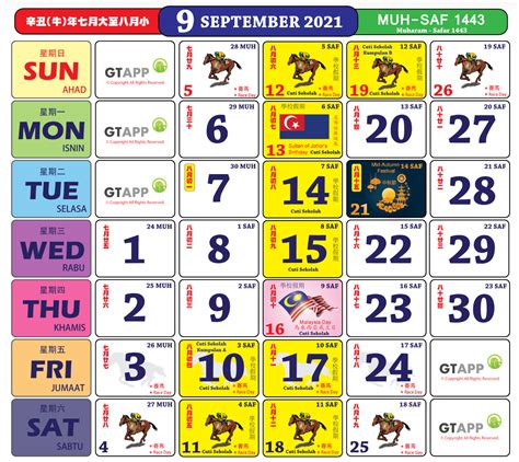 Anda Boleh Mula Dapatkan Kalender Kuda Bagi Tahun 2021
