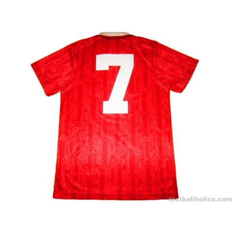 1992 94 Manchester United Fa Cup Final Cantona No7 Retro Home Shirt