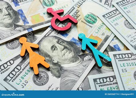 Money and Figures on Them As a Symbol of Income Inequality and Wage Gap