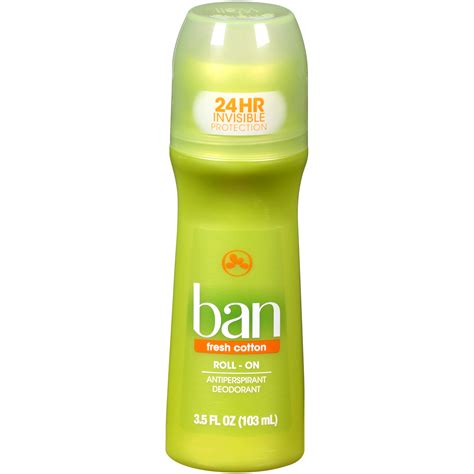 Ban Antiperspirantdeodorant Original Roll On Fresh Cotton 35 Fl Oz