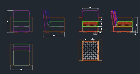 Armchair Cad Files Dwg Files Plans And Details