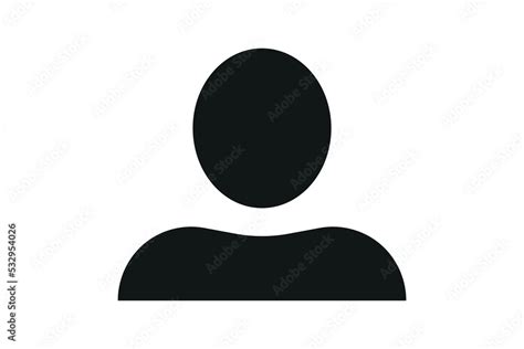 Vecteur Stock Male Avatar Icon Unknown Or Anonymous Person Default