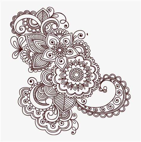 Henna Mehndi Hennadesign Swirl Doodle Ftestickers  Henna Design