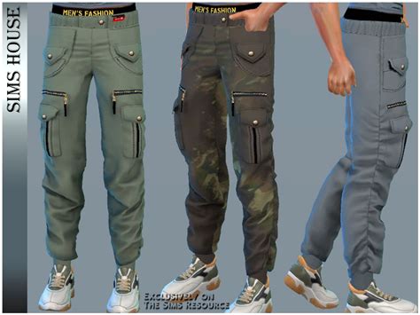 The Sims Resource Mens Pants With Pockets
