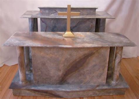 Marble Pulpit And Communion Table Church Furniture Communion Table