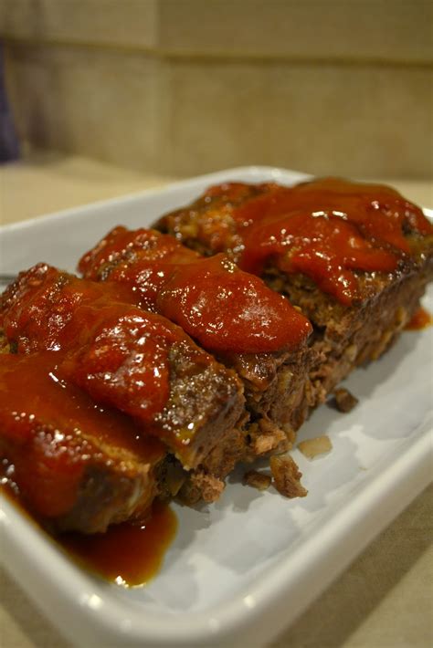 I put 2 slices of bacon across the top of the meatloaf then a couple t. What's For Dinner? Comfort Food! Meatloaf! - A Pretty Life In The Suburbs
