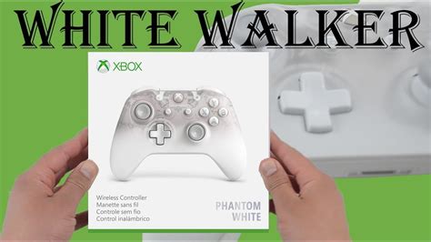 Xbox One Phantom White Controller Unboxing Youtube