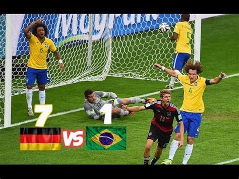 This is one of those results that leaves you speechless more than it leaves you with a ton to. Germany Vs Brazil 7 1 FIFA World Cup 2014 - YouTube