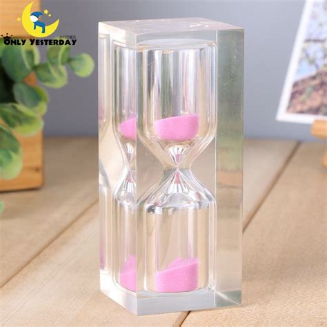 Sand Hourglass 3 Minutes Count Down Timer Sand Clock Timing Art Decorative Blue Purple Pinkv