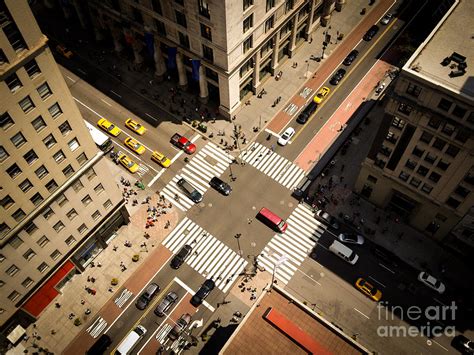 Birds Eye View Of Manhattan Looking Photograph By Heather Shimmin