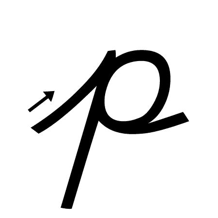 Our cursive letter writing guide shows step by step the recommended pen strokes for both upper case and lower case letters. Lowercase p Handwriting Worksheet (trace 1, write 1)